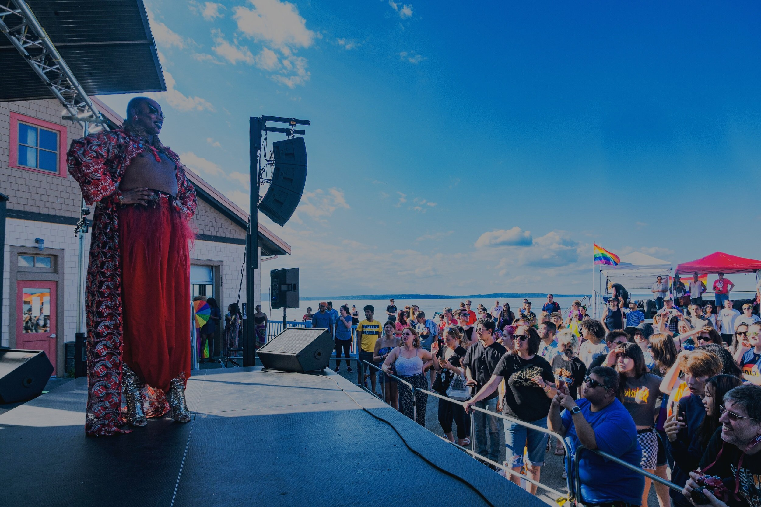 Alki Beach Pride Audience