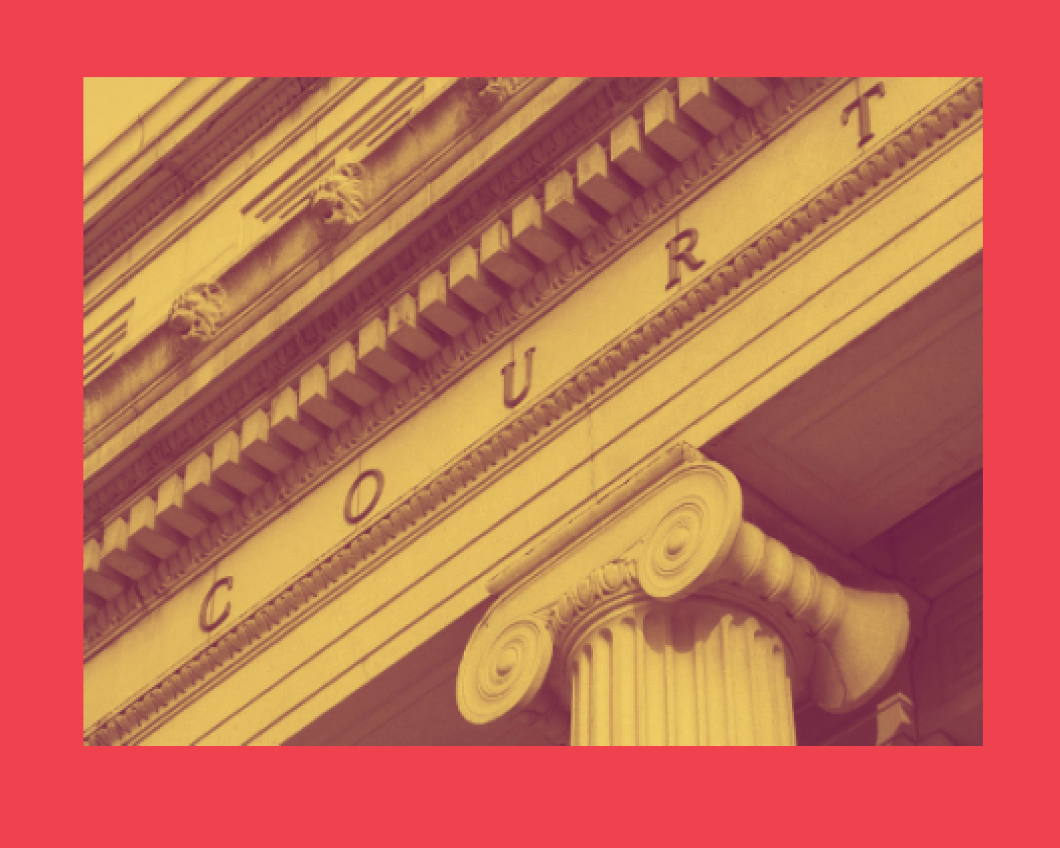 An image of a finial on a pillar of a courthouse