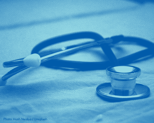 Photo of a stethoscope