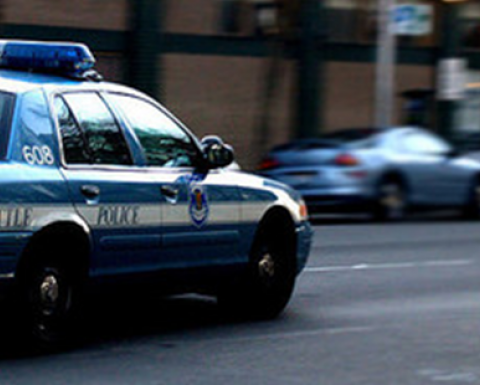 Photo of a Seattle police car