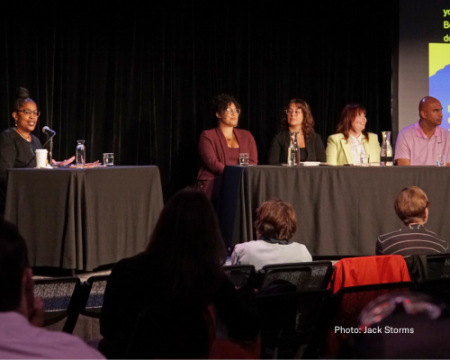Panelists gathered for "We Keep Us Safe: Public Safety, Crime, and Elections"