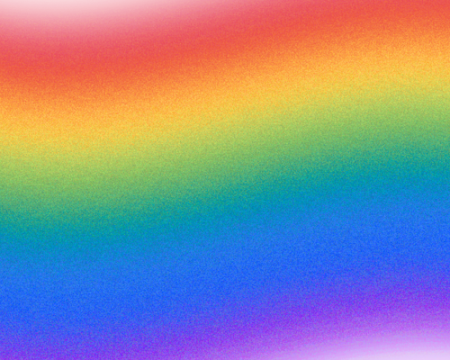 A rectangular textured gradient rainbow