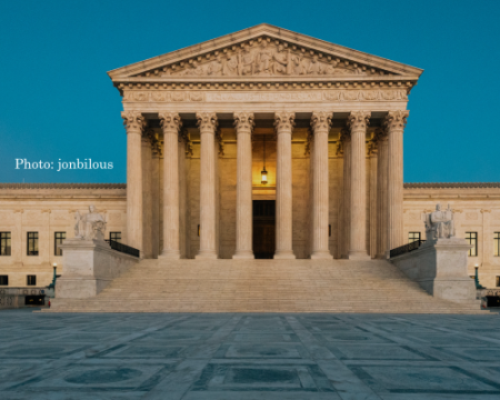 A photo of the US Supreme Court Building