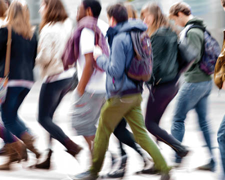 Photo of a group of teenagers