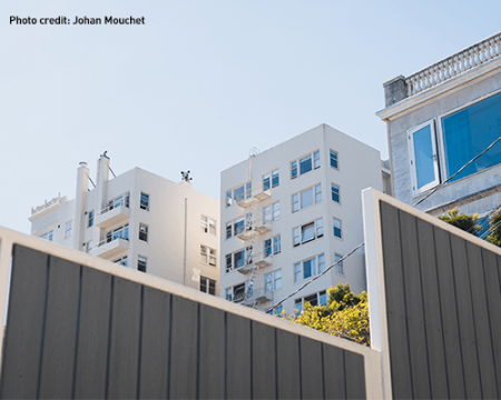 Photo of apartment buildings