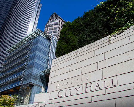 A photo of Seattle City Hall