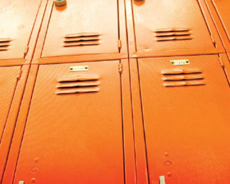 Photo of school lockers