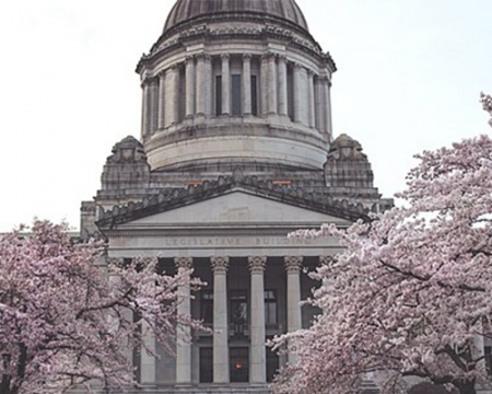 Photo of the Washington state Capitol building