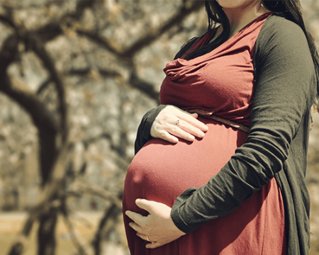 Photo of a pregnant person
