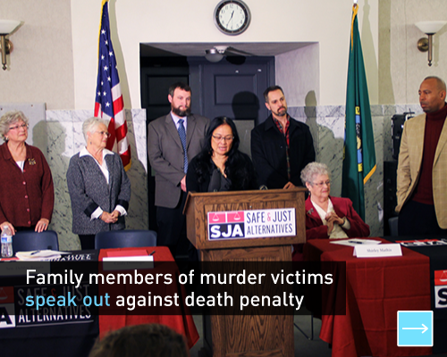 Family members of murder victims speak out against death penalty