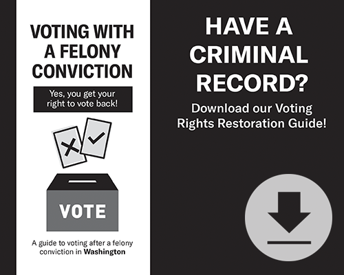 Have a criminal record? Download our voting rights restoration guide!