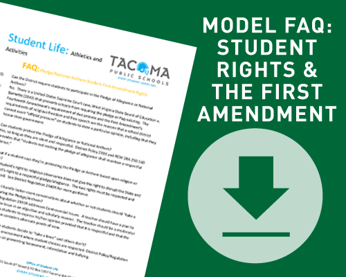 Model FAQ: Student Rights and the First Amendment