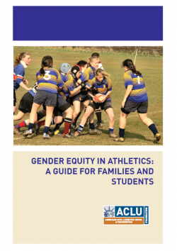 Cover of gender equity in athletics guide