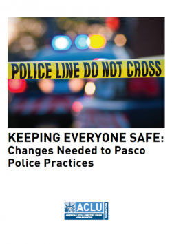 Cover of Pasco Police practices report