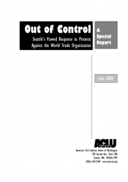 Cover of WTO protest report