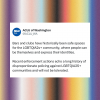 IG photo - letter to Liquor and Cannabis Board rainbow background with a tweet screenshot on top