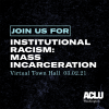 online event announcement: townhall on mass incarceration
