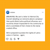 Yakima Tweet Share - IG a tweet screenshot regarding the letter we sent to Yakima City Council